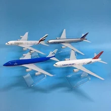 JASON TUTU avión modelo Metal fundido a presión 1: 400 Emiratos Airbus A380 16cm aviones modelo avión modelo Turquía Boeing 777