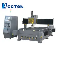 AccTek 1530 atc ЧПУ маршрутизатор дерево авто инструмент изменение 4 оси Большой ЧПУ деревообрабатывающий фрезерный станок диск ATC 4 оси