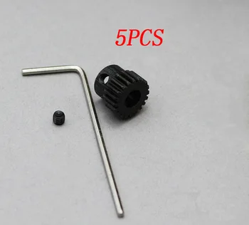 

5PCS/LOT 0.5 Modulus 20T Steel Gear Metal Aperture 5mm Gearwheel Principal Axis Pinion With M3 Screw Spare Parts for RC Model
