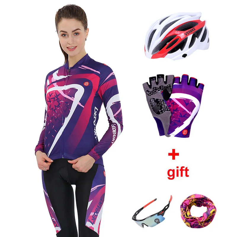 طويلة الأكمام الدراجات طقم زي رياضي الرجال 2019 فريق برو دراجة الملابس دورة Mtb ارتداء دراجة هوائية للرياضة ملابس الخريف النساء الدراجات كيت