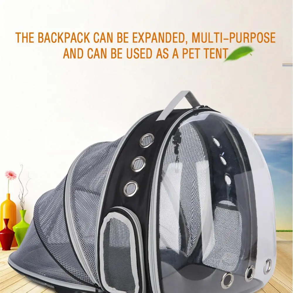 

Large Space Capsule Bubble Shoulder Pet Backpack Tent Cage Portable Pet Cat Backpack Foldable Multi-Function Pet Dog Carrier Bag
