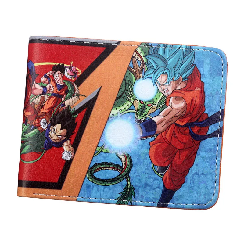 Dragon Ball z кошелек Goku короткий кошелек молодые мужчины, Женщины студентов Аниме Мода короткий кошелек - Цвет: DRAGON BALL-13