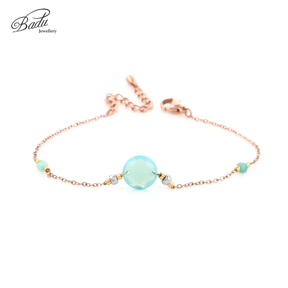 

Badu Stainless Steel Tiny Chian Bracelets for Women Delicate Jewelry For Wedding Engagement Jewelry Gift for Girls Wholesale