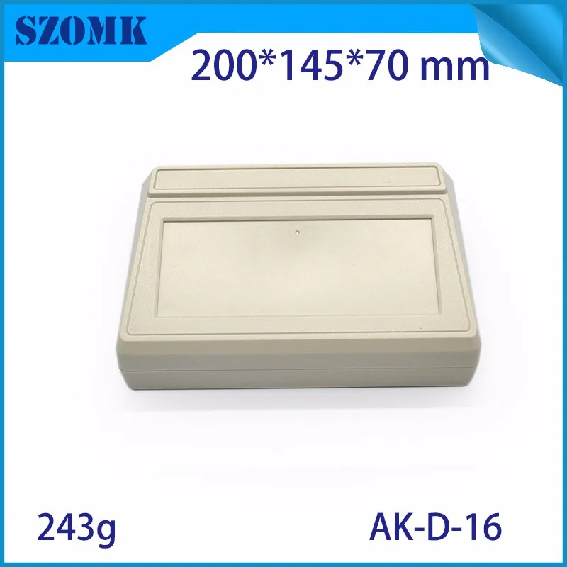 szmk plastic desktop enclosure electronics junction box instrument housing plastic abs control box hot sale project box plastic housing (14)