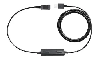 

QD Quick Disconnect to USB Plug adapter Call center headset buddy adapter QD to USB adapter Cable