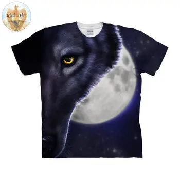 

Purple Men Tshirts 3D Prints shirt Brand short Khalia artist Casual Wolf Animal Tees Fitness Cool Clothing Drop Ship ZOOTOP BEAR