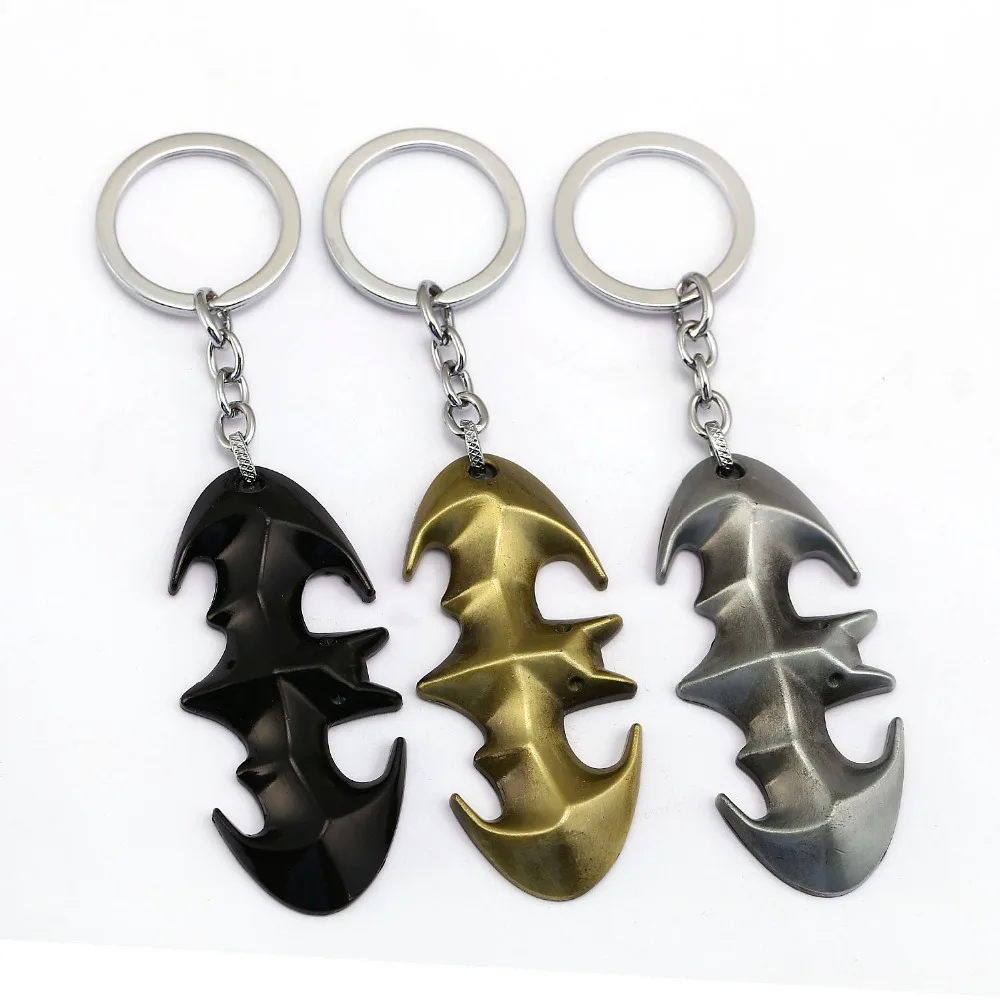 Buy Batman Keychain Bat Shape Metal Key Ring Holder