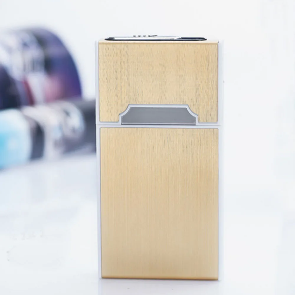 Чехол для 20 сигарет с USB зажигалкой длиной 100 мм|Аксессуары сигарет| |