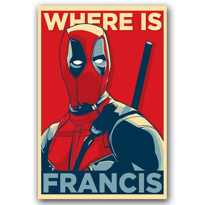 

Deadpool 2 Superhero Movie Poster Wall Art Canvas Print Painting 30x45 60x90cm Decoration Picture Wallpaper Bedroom Decor 004