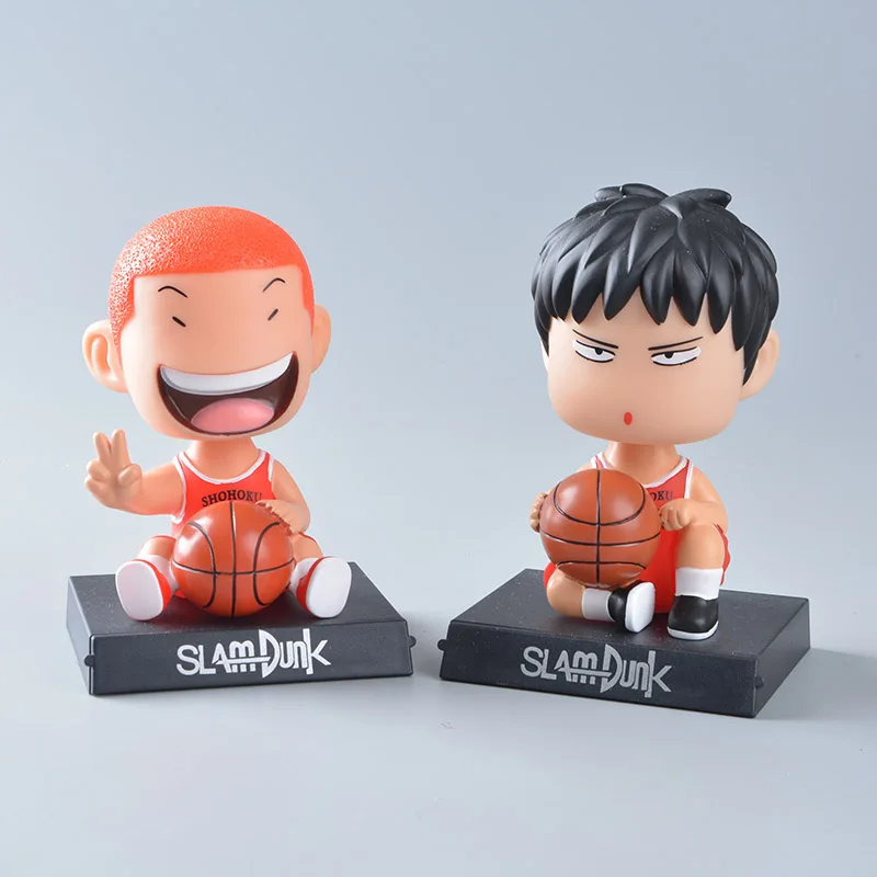 Hot Cartoon SLAM DUNK Hanamichi Sakuragi n Rukawa Kaede Small Figures Car Decors