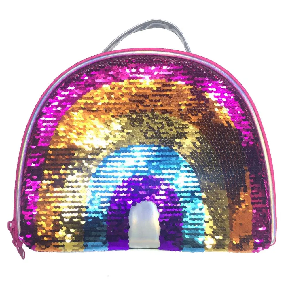 unicorn sequin lunch bag