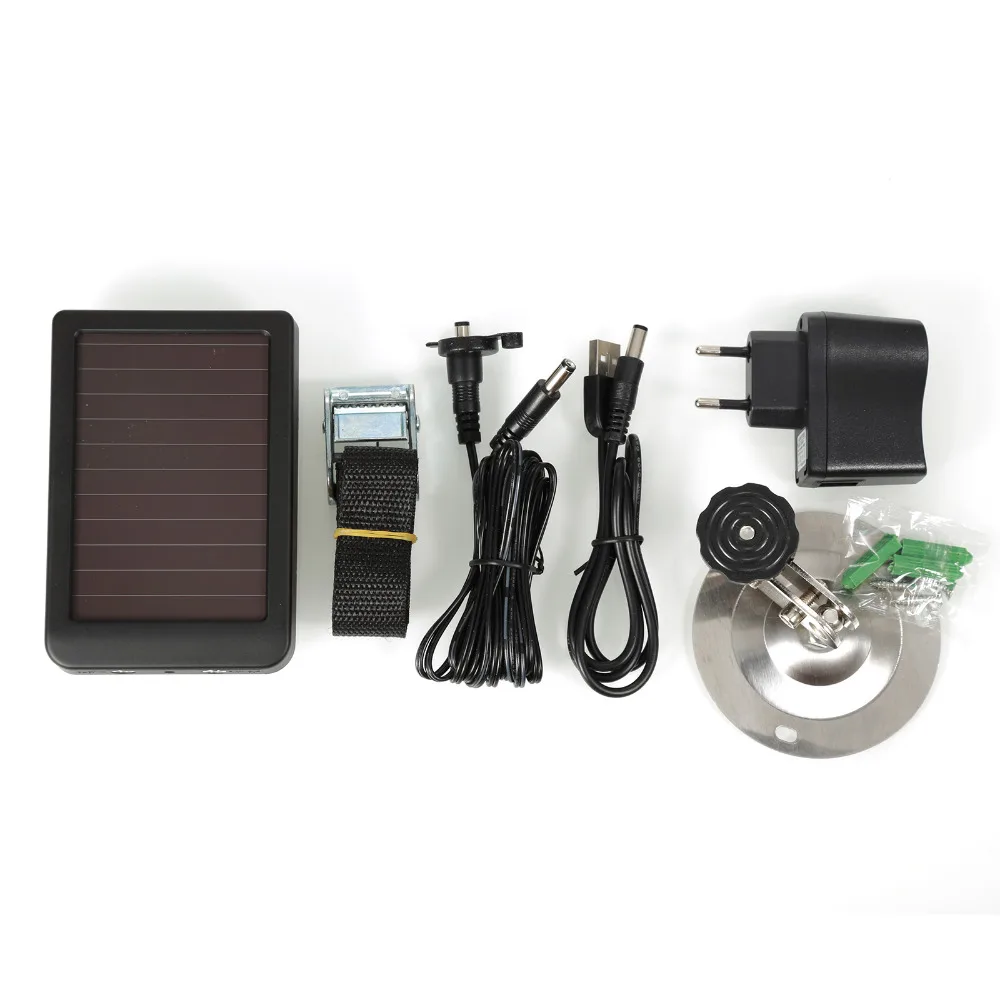 

Skatolly Brand 2017 Hign Quality Outdoor Hunting 1500mAh Solar Charger Panel Power Source For Hunting Cameras EU/US plug