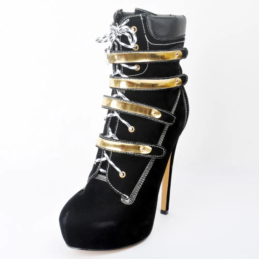 Initiale Taille Rond Qualité L'intention Plate La Cheville 46 Xd212 Bout Bottes Haute Mince forme Plus L'ue 34 De Chaussures Cool Talon Noir Femmes Femme Jc3lKTF1