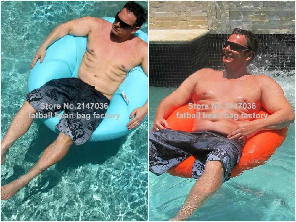 FAT MAN big size bean bag floating furniture on water