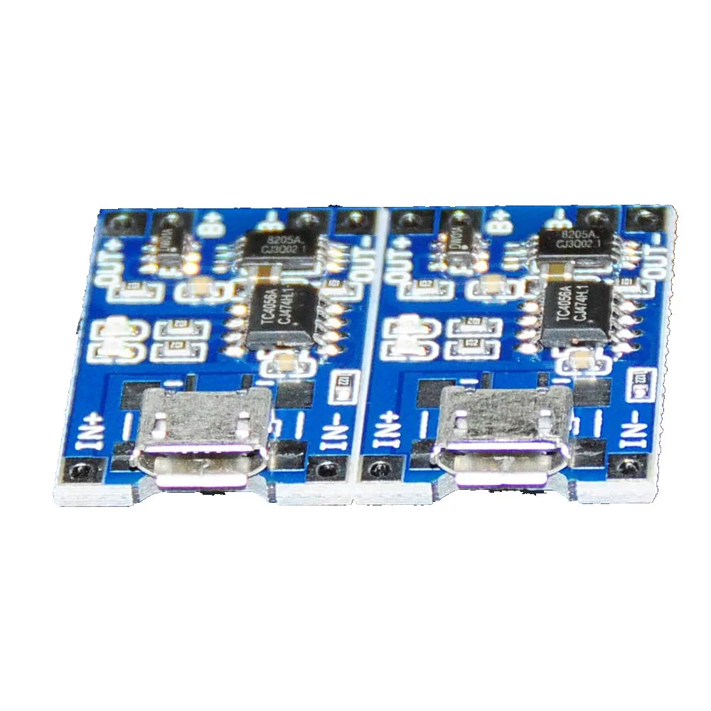 TP4056 5В 1A Micro USB 18650 литиевая батарея зарядная плата модуль защиты зарядного