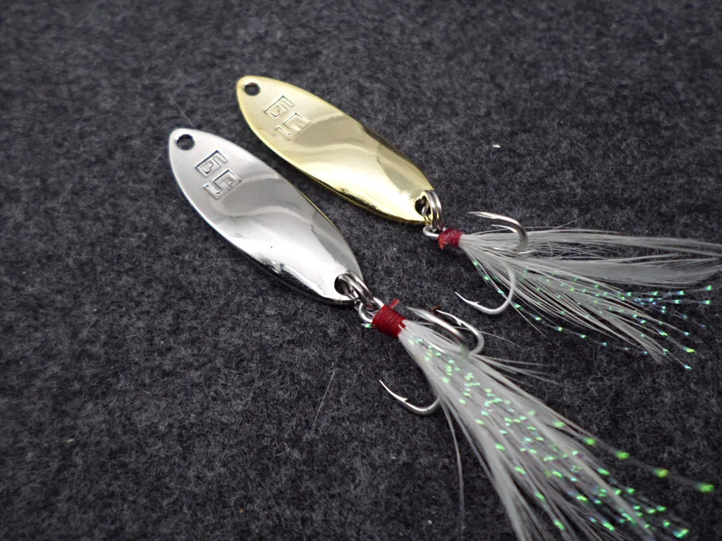 5g 7g 10g 15g Spoon Lure Metal Fishing Lure 2 colors Bass Hard Baits Pesca Peche Fishing Tackle Wobblers