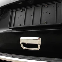Для Jeep Grand Cherokee- ABS хромирование, задняя часть автомобиля Дверная ручка грузовика чаша крышка отделка стикер 1 шт. автомобильные аксессуары