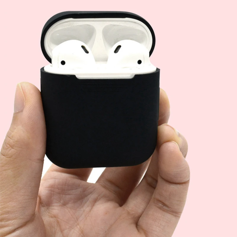 

Silicone Case For Apple Airpods Protective Cover Pouch Earphone Case Decorative Accessory Durable Lightweight Shock Absorption