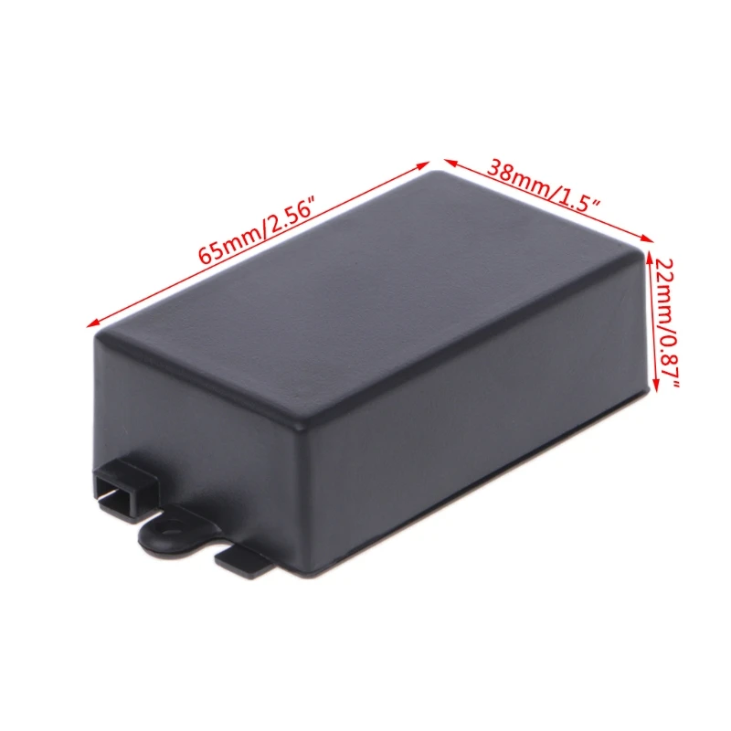 

Waterproof Plastic Electronic Enclosure Project Box Black Instrument Case 65x38x22mm/82x52x35mm Connector O31 dropship