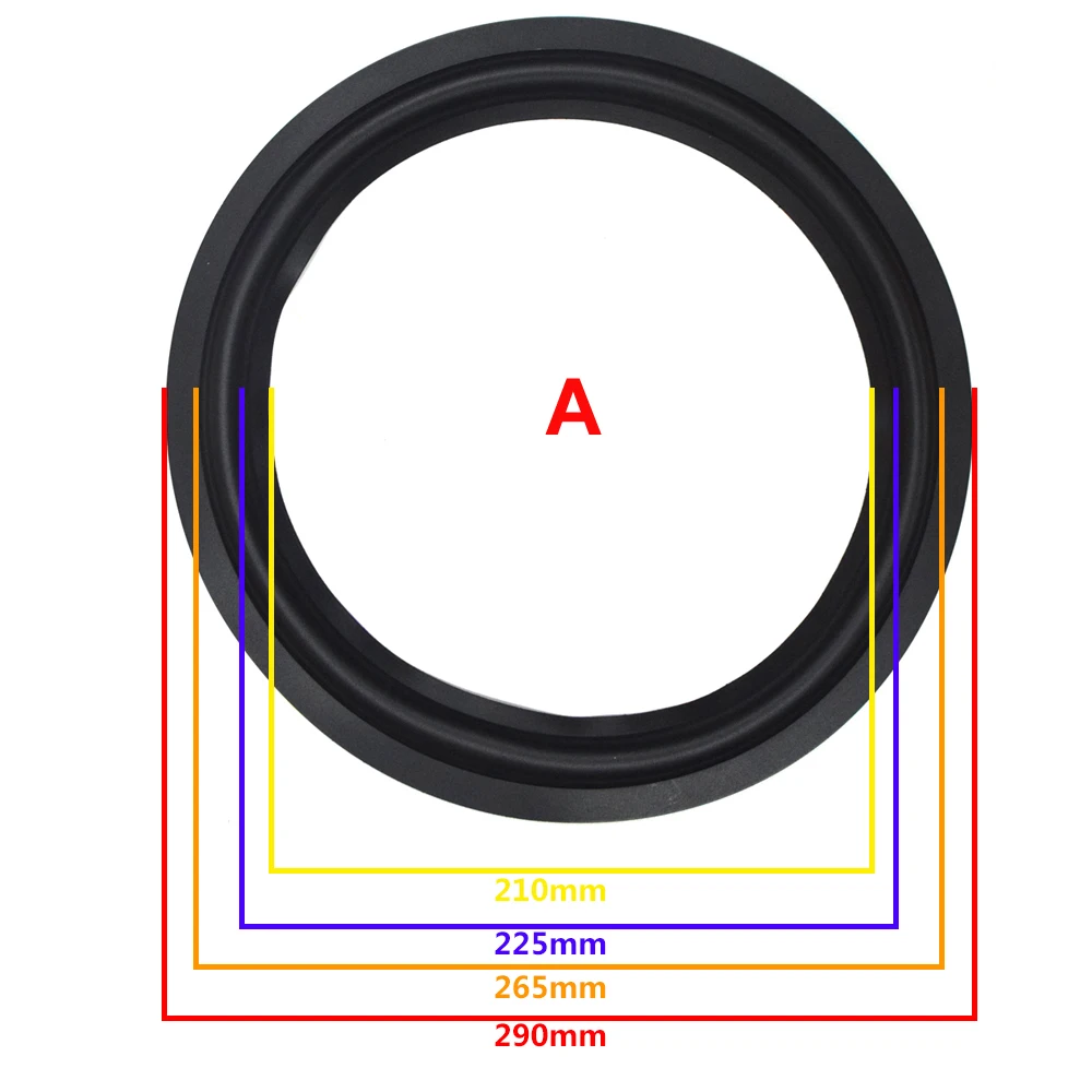 12 дюймов динамик резиновый объемный НЧ-динамик ремонт складной край сабвуфера кольцо DIY ремонт аксессуары динамик подвеска