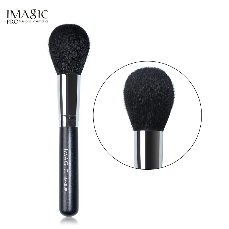 IMAGIC Professional Makeup Brush Foundation Soft Goat Hair Brushes Wood Handle Powder Blush Brush Face Make up Tool