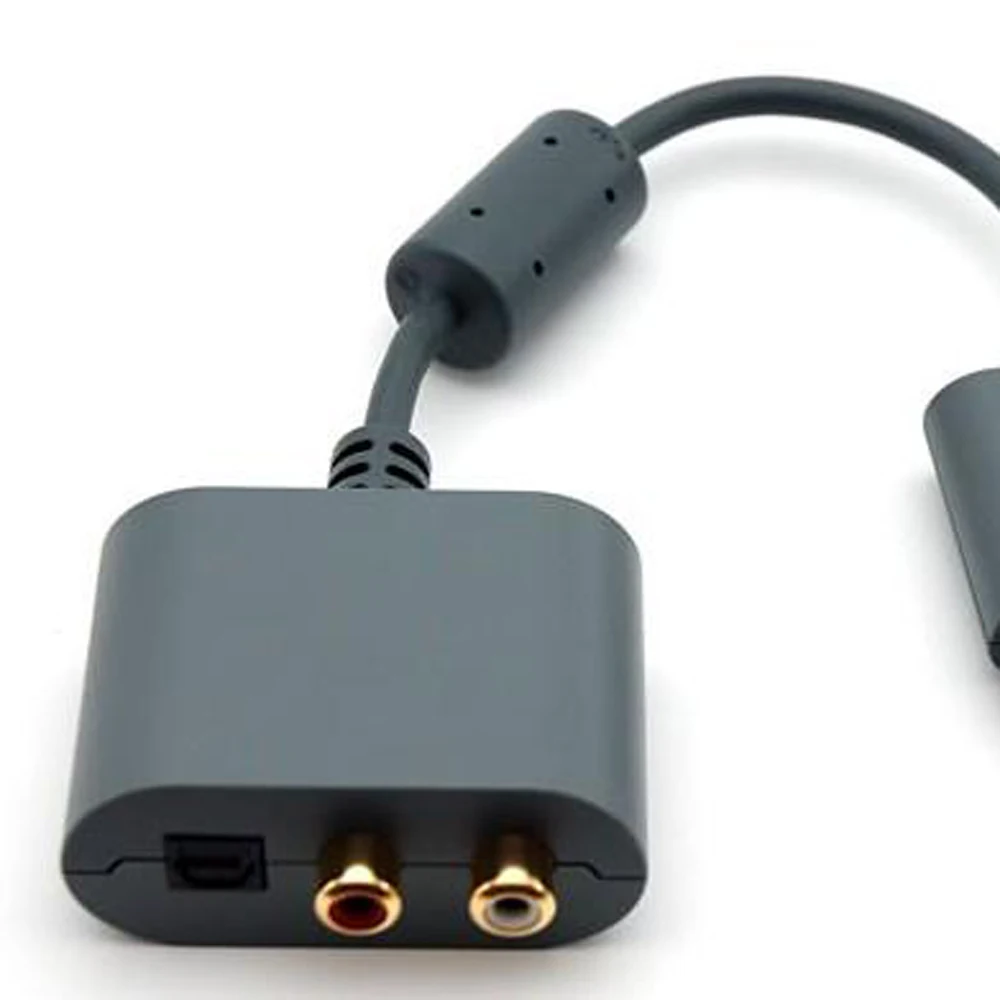 Золотой Оптический RCA аудио адаптер кабель для xbox 360 все версии адаптер HDMI AV кабель Шнур для xbox 360