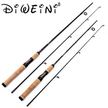 New Arrive 1.5m / 1.8m 2 Sec M Power 6-15LB Line Weight Carbon Casting Spinning Lure Fishing Rod