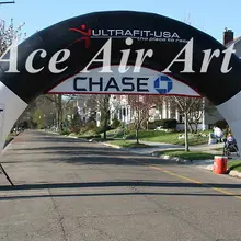 Спортивная тренировочная Высококачественная рекламная акция надувная финишная линия арка