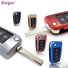 Ceyes автомобильный Стайлинг ТПУ авто ключ чехол Оболочка Чехол для Skoda Superb Октавия Рапид А7 А5 для Vw Golf для Seat Leon Fr 2 автостайлинг