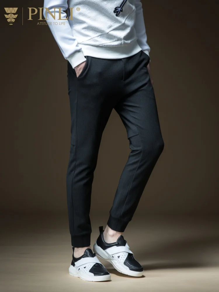 

2018 Jogger Pants Men Pinli, Made The New Spring Hot Men's Cultivate Morality Beam Pin Youth Foot Leisure Trousers B191317188