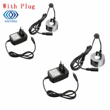 2 шт. с вилкой ЕС или без Plug 45 мм ультразвуковой увлажнитель тумана промышленный инкубатор 24 В распылитель форсунки голова fogger