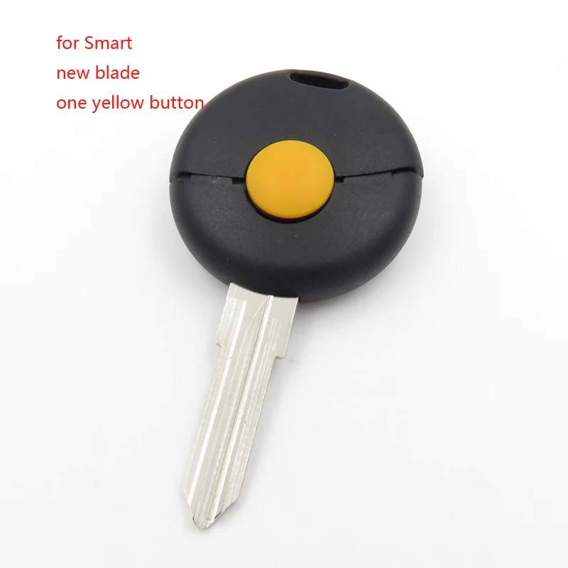 Cocolockey 1 кнопка дистанционного Ключи В виде ракушки для Benz Smart Fortwo Cabrio Креста города Брелок чехол без логотипа