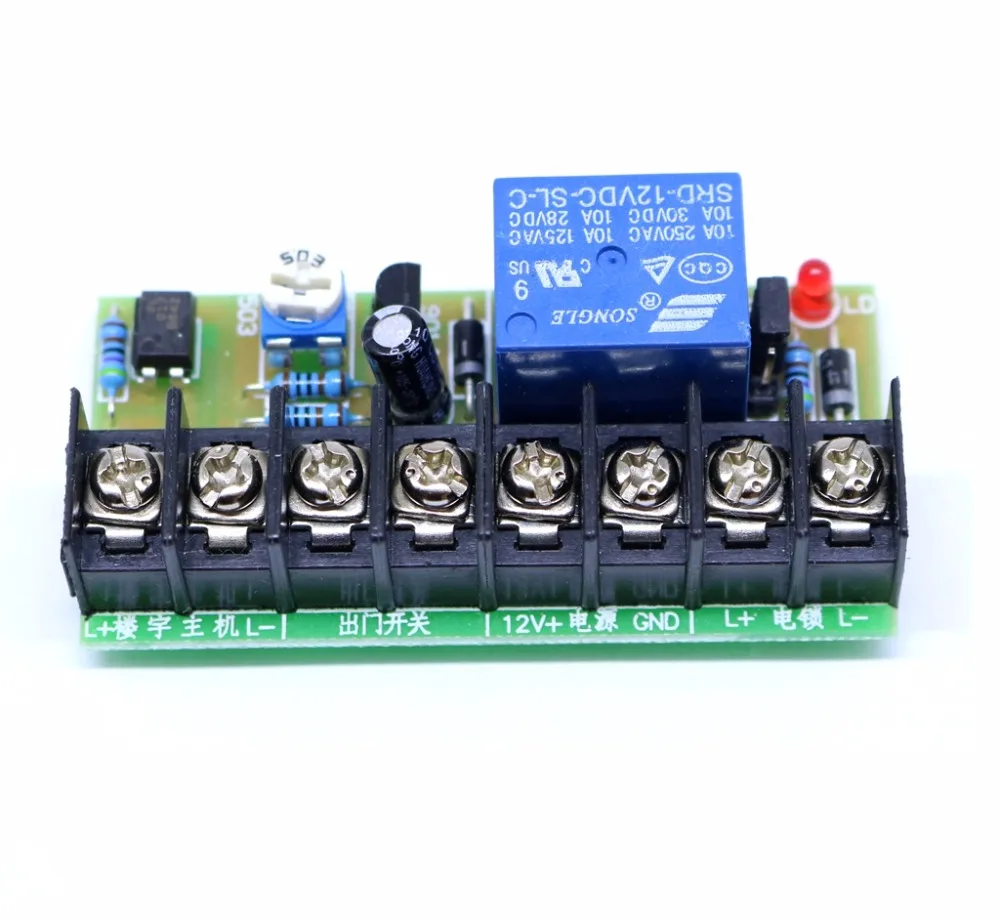 

Door Access Control Intercom Electric Magnetic Lock Bolt Lock 12V Delay Electrical Control Device Supply Delay Board