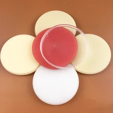 6 шт OD98x22mm стоматологическое лабораторное Материал стоматологическая ПММА Конструкторы со ступеньками для временные коронки и мосты A1/A2/A3/A0/прозрачный/розовый+ A2