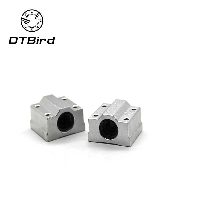 8mm 2 PCS Linear Ball Bearing Pellow Block Linear Unit FOR CNC SC8UU SCS8UU