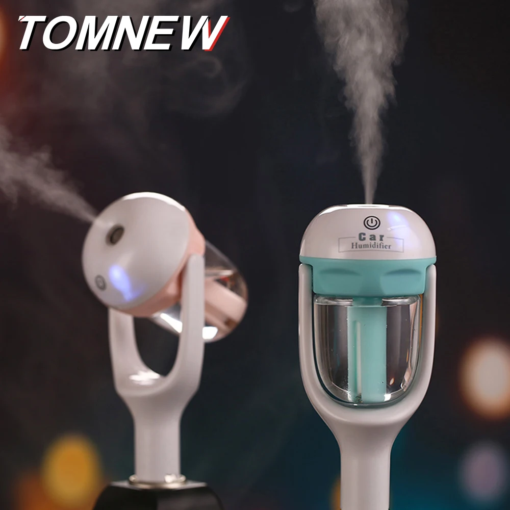 

TOMNEW 50ml Aroma Car Diffuser Portable Nanum Car Humidifier Air Freshener Purifier Aromatherapy Essential Oil Diffuser for Car