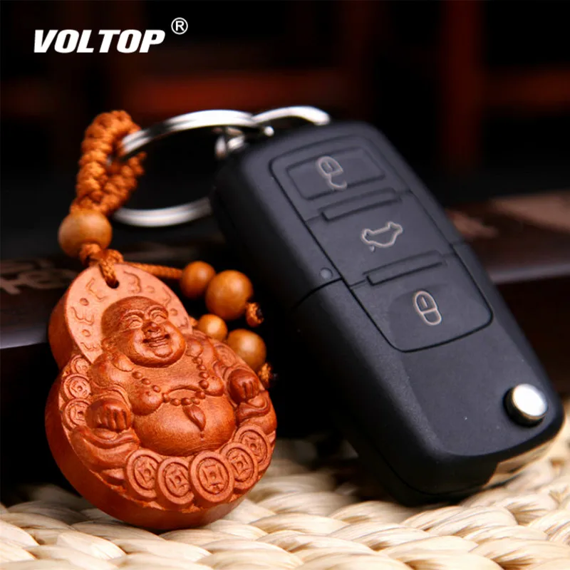 

Walnut Wood Sculpture Car Hanging Accessories Ornaments Pendant Interior Dashboard Decorations Lucky Maitreya