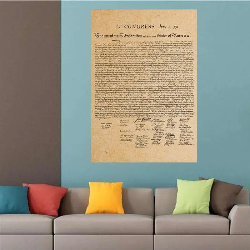 Declaration Of Independence Wall Sticker Removable Wall Decal Room Sticker For Home Ornamentsin