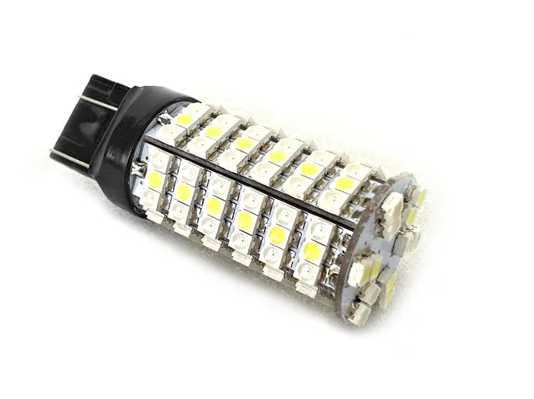CNSUNNYLIGHT W21/5 W 7443 T20 светодиодный 120SMD 3528 резервный сигнал заднего хода Белый/янтарный переключатель заднего тормоза автомобиля стоп лампы