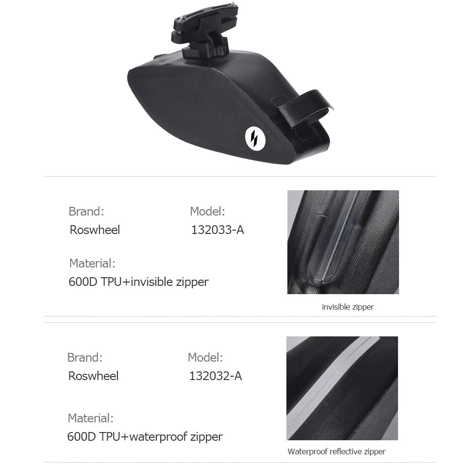 Top Sahoo Series 132033 132032 Strap-on Mountain Cycling Bike Bicycle Back Rear Tail Seat Saddle Bag Pouch Pannier Sack Wedge Pack 1