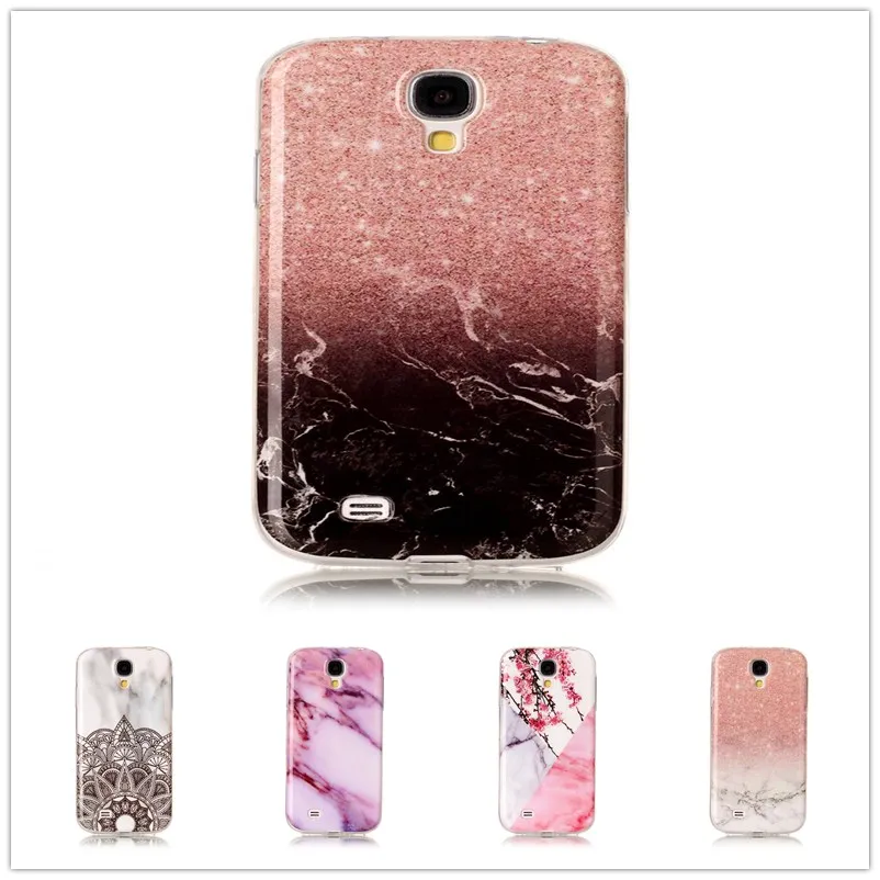 Fashion Color moire Marble Phone Cases for Samsung Galaxy S4 i9500 Cover Coque Smooth Back Capa Fundas |
