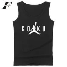 Сын аниме Гоку бодибилдинг тренажерный зал костюмы для мужчин безрукавки для женщин тренировки фитнес повседневное принт