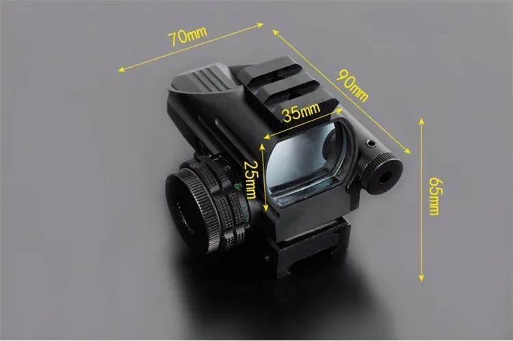 Мини красный точечный прицел с LLL ночного видения лазерный прицел воздушный винтовочный пистолет прицел Открытый охотничий телескоп прицел