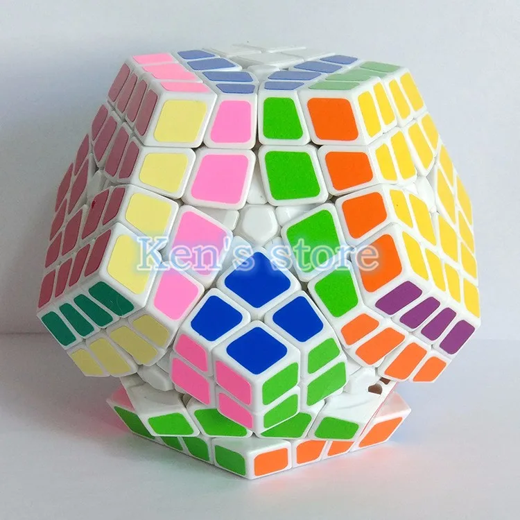Shengshou Mestre Kilominx Cubo Mágico Profissional 4x4x4 Pvc & Matte Stickers Megaminx Enigma Velocidade Brinquedos Clássicos New 4 Cubos mágicos