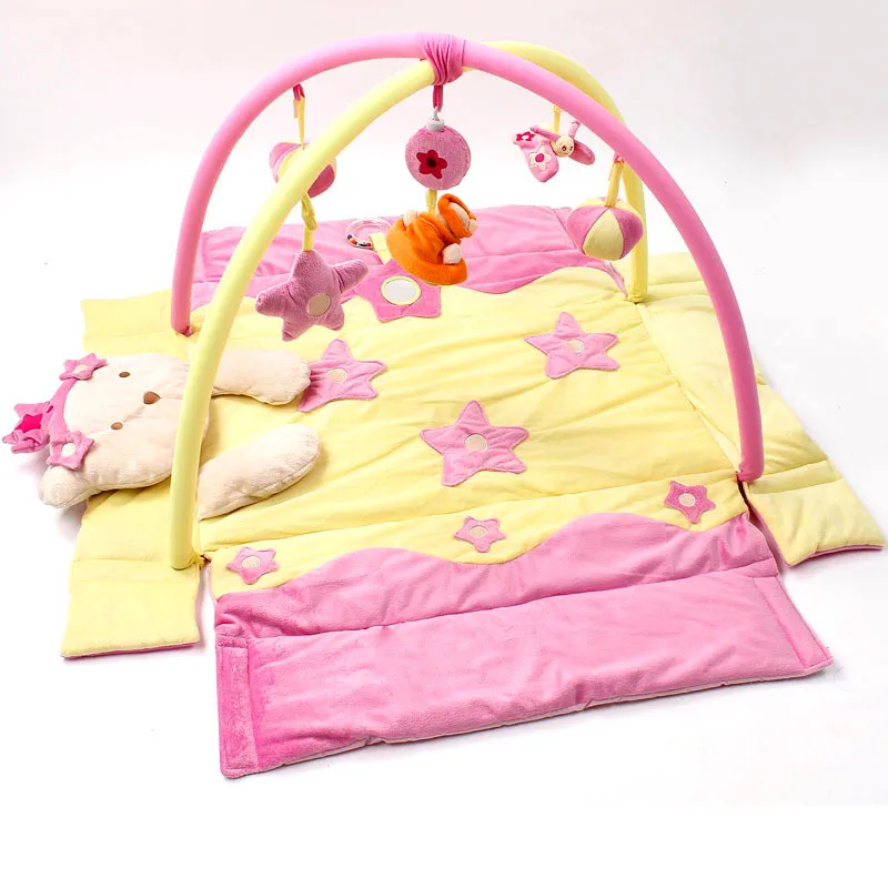 Детское игровое одеяло Розовая Принцесса Детский спортивный игровой коврик манеж мягкие игрушки комплект ползающий ковер детская кроватка бортики для кроватки