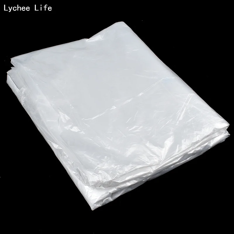 Lychee, срок службы 10 шт./упак. HDPE Материал одноразовый мешок для душа дома Аксессуары для ванной комнаты Одноразовые Ванна защитную пленку