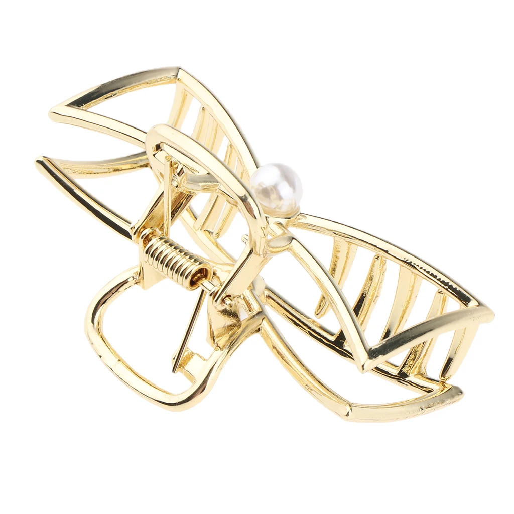 Women Lady Girls Hair Claw Clips Vintage Metal Strong Holding Power Hair Clips Clamps Hair Accessories Hairstyle Tool