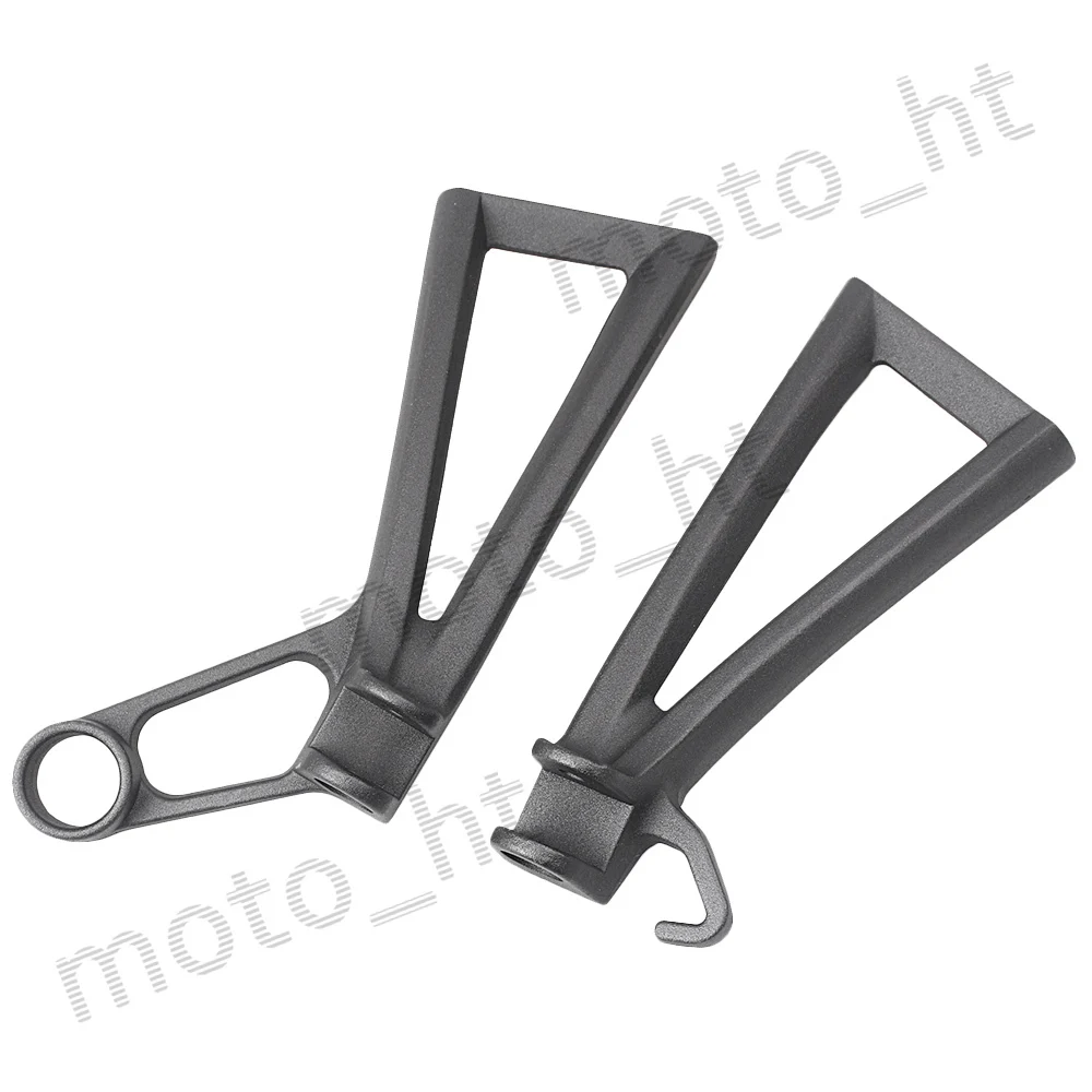 Aluminum Alloy NEW Motorcycle Passenger Rear Footpegs / Foot Pegs / Footrest Brackets for Yamaha YZF R6 2003 2004 2005 Black