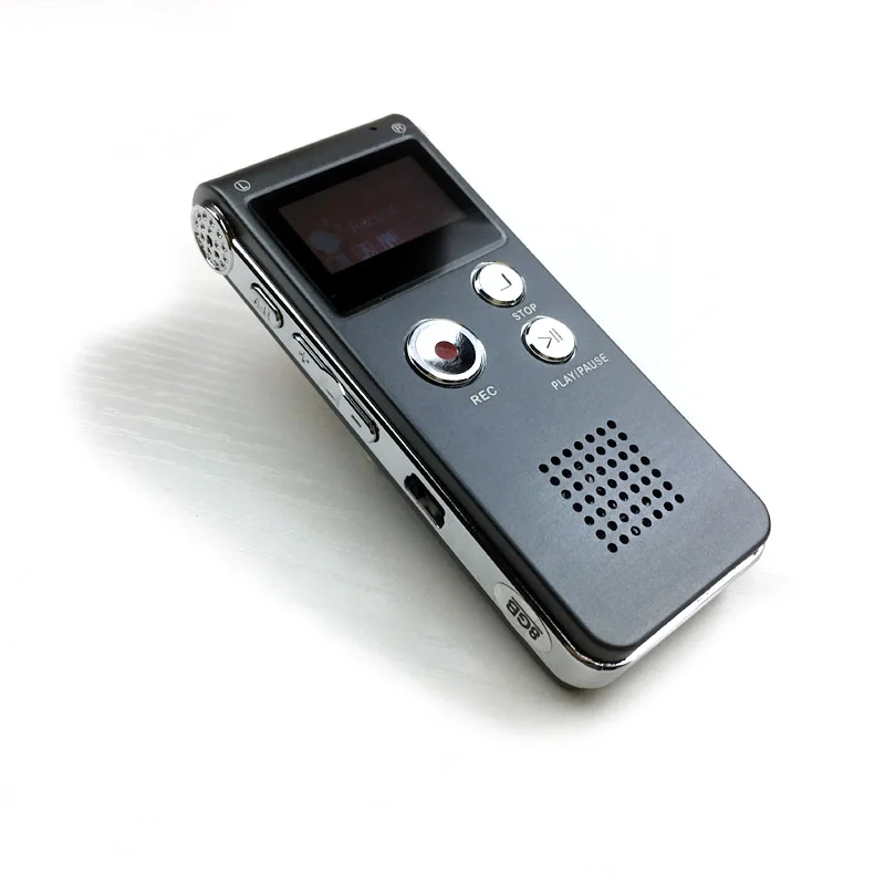 

8GB Digital Voice Telephone Recorder MP3 With Speaker Professional Digital Stereo Voice Recorder Dictaphone WMA Mic USB SK012