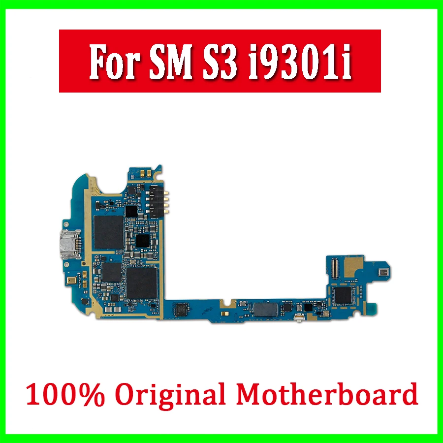 

Complete Logic Boards,,Original unlocked for Samsung Galaxy S3 i9301i Motherboard with Android System,100% Good Working